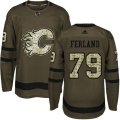 Calgary Flames #79 Michael Ferland Premier Green Salute to Service NHL Jersey