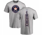 Houston Astros #6 Jake Marisnick Ash Backer T-Shirt