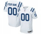 Indianapolis Colts Customized Elite White Football Jersey