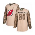 New Jersey Devils #81 Michael Vukojevic Authentic Camo Veterans Day Practice Hockey Jersey