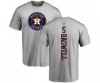 Houston Astros #5 Jeff Bagwell Ash Backer T-Shirt