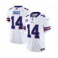 Buffalo Bills #14 Stefon Diggs White 2023 F.U.S.E. 4-Star C Vapor Untouchable Limited Football Stitched Jersey