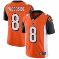 Cincinnati Bengals #8 Logan Woodside Orange Alternate Vapor Untouchable Limited Player NFL Jersey