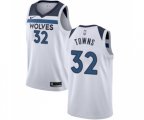 Minnesota Timberwolves #32 Karl-Anthony Towns Authentic White Basketball Jersey - Association Edition