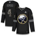 Buffalo Sabres #4 Josh Gorges Black Authentic Classic Stitched NHL Jersey