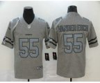 Dallas Cowboys #55 Leighton Vander Esch 2019 Gray Gridiron Vapor Untouchable Stitched NFL Nike Limited Jersey