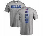 Buffalo Bills #29 T.J. Yeldon Ash Backer T-Shirt