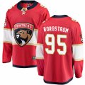 Florida Panthers #95 Henrik Borgstrom Fanatics Branded Red Home Breakaway NHL Jersey