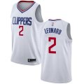 Los Angeles Clippers #2 Kawhi Leonard White Basketball Swingman Association Edition Jersey