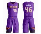 Phoenix Suns #46 Aron Baynes Swingman Purple Basketball Suit Jersey - City Edition