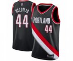 Portland Trail Blazers #44 Mario Hezonja Swingman Black Basketball Jersey - Icon Edition