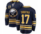 Buffalo Sabres #17 Vladimir Sobotka Fanatics Branded Navy Blue Home Breakaway NHL Jersey