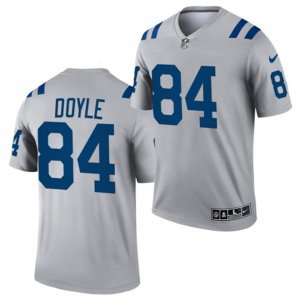 Indianapolis Colts #84 Jack Doyle Nike Gray Inverted Legend Jersey