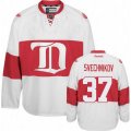 Detroit Red Wings #37 Evgeny Svechnikov Premier White Third NHL Jersey