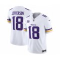 Minnesota Vikings #18 Justin Jefferson White 2023 F.U.S.E. 1-Star C Vapor Untouchable Limited Football Stitched Jerseys
