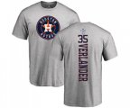 Houston Astros #35 Justin Verlander Ash Backer T-Shirt
