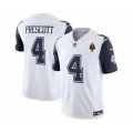 Dallas Cowboys #4 Dak Prescott White 2023 F.U.S.E. Walter Payton Thanksgiving Limited Football Stitched Jersey