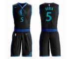 Dallas Mavericks #5 Jose Juan Barea Swingman Black Basketball Suit Jersey - City Edition