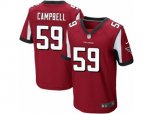 Atlanta Falcons #59 De'Vondre Campbell Game Red Team Color NFL Jersey