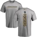 Nashville Predators #9 Filip Forsberg Ash Backer T-Shirt