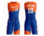 Cleveland Cavaliers #10 Darius Garland Swingman Blue Basketball Suit Jersey - City Edition