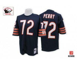 Mitchell and Ness Chicago Bears #72 William Perry Blue Team Color Authentic Throwback Football Jersey