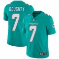 Miami Dolphins #7 Brandon Doughty Aqua Green Team Color Vapor Untouchable Limited Player NFL Jersey