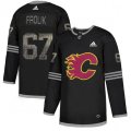 Calgary Flames #67 Michael Frolik Black Authentic Classic Stitched NHL Jersey