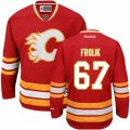 Calgary Flames #67 Michael Frolik Premier Red Third NHL Jersey