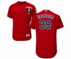 Minnesota Twins Trevor Hildenberger Authentic Scarlet Alternate Flex Base Authentic Collection Baseball Player Jersey