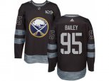Adidas Buffalo Sabres #95 Justin Bailey Black 1917-2017 100th Anniversary Stitched NHL Jersey