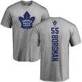 Toronto Maple Leafs #55 Andreas Borgman Ash Backer T-Shirt