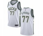 Milwaukee Bucks #77 Ersan Ilyasova Authentic White NBA Jersey - Association Edition