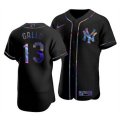 New York Yankees #13 Joey Gallo Nike Iridescent Holographic Collection MLB Jersey - Black