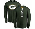 Green Bay Packers #55 Za'Darius Smith Green Backer Long Sleeve T-Shirt