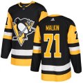 Pittsburgh Penguins #71 Evgeni Malkin Premier Black Home NHL Jersey