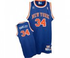 New York Knicks #34 Charles Oakley Swingman Royal Blue Throwback Basketball Jersey