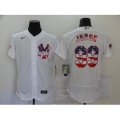 Nike New York Yankees #99 Aaron Judge White 2020 Stars & Stripes 4th of July Jersey