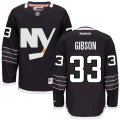 New York Islanders #33 Christopher Gibson Premier Black Third NHL Jersey