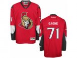 Ottawa Senators #71 Gabriel Gagne Authentic Red Home NHL Jersey