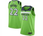 Minnesota Timberwolves #22 Andrew Wiggins Authentic Green Basketball Jersey Statement Edition