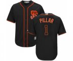 San Francisco Giants #1 Kevin Pillar Authentic Black Team Logo Fashion Cool Base Baseball Jersey