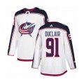 Columbus Blue Jackets #91 Anthony Duclair Authentic White Away NHL Jersey