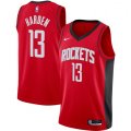 Houston Rockets #13 James Harden Nike Red 2020-21 Swingman Jersey