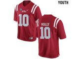 Youth Ole Miss Rebels Chad Kelly #10 College Football Limited Jersey - Red