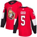 Ottawa Senators #5 Cody Ceci Premier Red Home NHL Jersey