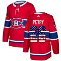 Montreal Canadiens #26 Jeff Petry Authentic Red USA Flag Fashion NHL Jersey