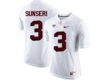 Alabama Crimson Tide Vinnie Sunseri #3 College Football Limited Jerseys - White