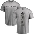 Los Angeles Kings #23 Dustin Brown Ash Backer T-Shirt