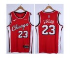 Chicago Bulls #23 Michael Jordan 75th Anniversary Red Edition Swingman Stitched Basketball Jersey
